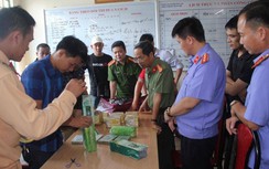 Hòa Bình: Bắt quả tang 4 đối tượng vận chuyển số lượng ma túy "khủng"