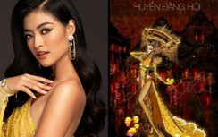 Á hậu Kiều Loan đội chùa Cầu, linh vật chó khỉ và 2.000 đèn led đi thi