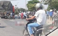 Bố tử vong tại chỗ dưới bánh xe đầu kéo, con may mắn bắn ra ngoài thoát nạn