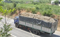 Clip: Xe chở đất chạy tốc độ "kinh hoàng", náo loạn cửa ngõ Tp. Kon Tum