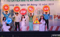 Gần 100 tuyên truyền viên pháp luật dự thi tuyên truyền viên ATGT