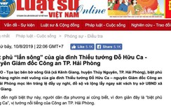 Đưa tin sai về biệt phủ tướng công an, tạp chí điện tử bị đình bản 2 tháng