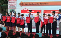 Sôi động buổi tuyên truyền ATGT tại trường THCS Nguyễn Đức Cảnh