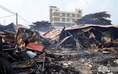 Xuất hiện clip nghi có kẻ châm lửa đốt chợ Còng Thanh Hóa