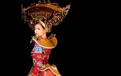 Cận cảnh trang phục phát sáng Kiều Loan đi thi Miss Grand International