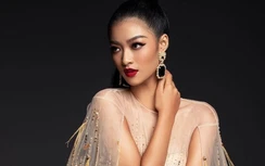 Kiều Loan "chơi trội", diện jumpsuit khoe đường cong ở Hoa hậu Hòa bình