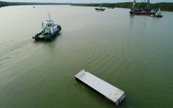 Vụ chìm tàu ở Cần Giờ: Phát hiện thêm 8 container dưới đáy sông Lòng Tàu