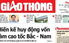 Tin mới nhất, hay nhất trên Báo Giao thông ngày 30/10/2019