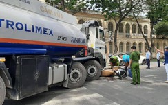 Xe bồn chạy giờ cấm, va chạm khiến 1 người bị thương nặng