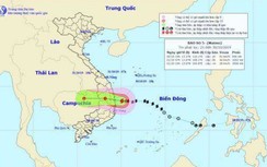 Bão số 5 cập bờ, quần thảo từ Quảng Ngãi tới Khánh Hòa