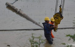 Bão số 5 gây mất điện diện rộng tại 4 tỉnh miền Trung