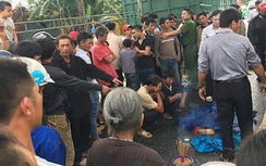 Va chạm với xe máy, cháu bé 7 tuổi ngã ra đường, bị xe tải cán tử vong