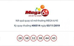 Kết quả xổ số Vietlott 3/11/2019: Đâu là bộ số trúng thưởng hơn 24 tỷ đồng?
