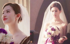 Lưu Diệc Phi diện váy cưới lộng lẫy, fans ngỡ ngàng tưởng cô lên xe hoa?