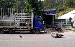 Xe máy "đấu đầu" ô tô tải, 2 chị em ruột chết thảm