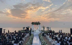 Trái tim "siêu khổng lồ" trong hôn lễ của Đông Nhi và Ông Cao Thắng