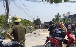 2 nam thanh niên tử vong sau khi va chạm với xe tải