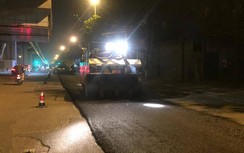 Cận cảnh Hà Nội thi công cải tạo lại mặt đường Nguyễn Trãi