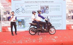 HEAD Sơn Minh tập huấn ATGT cho học sinh trường THCS Tân Phú