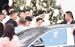 Đám cưới của Bảo Thy có dàn vệ sĩ che chắn, bảo vệ quyền riêng tư