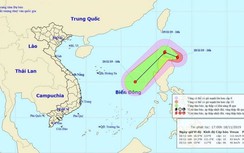 Xuất hiện bão Kalmaegi gần Biển Đông mạnh cấp 11