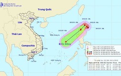 Bão Kalmaegi kết hợp với không khí lạnh, Biển Đông sẽ có gió giật cấp 8