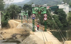 Khánh thành cầu treo Làng Xi nơi thượng nguồn sông Mã