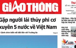 Tin mới nhất, hay nhất trên Báo Giao thông ngày 29/11/2019