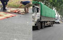 Ngã xuống đường sau va chạm, người phụ nữ đi xe máy bị xe tải cán tử vong