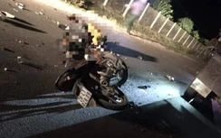 Tông vào đuôi xe tải chở keo, người đàn ông đi xe máy tử vong