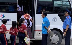 Bắt được lỗi gì khi kiểm tra xe đưa đón học sinh ở TP.HCM?