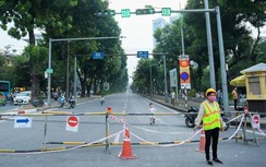 Thi công giếng thoát hiểm đường sắt Nhổn-ga Hà Nội, phương tiện đi thế nào?