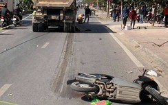Va chạm với xe tải chạy cùng chiều, người phụ nữ đi xe máy tử vong tại chỗ