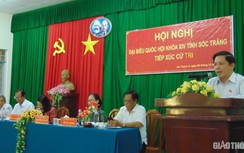 Bộ trưởng GTVT trả lời cử tri Sóc Trăng về cầu Đại Ngãi