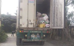 Bắt giữ xe container chở hơn 10 tấn nội tạng động vật bốc mùi hôi thối