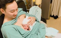 MC Thành Trung vỡ òa hạnh phúc khi vợ sinh đôi