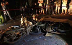 Xe máy "đấu đầu" trên đường liên xã, 1 người tử vong, 2 người nguy kịch