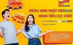 Ưu đãi hoàn tiền 50% khi sử dụng thẻ HDBank Visa