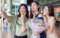 Lương Thùy Linh khoe vai trần, đọ sắc xinh đẹp với Kiều Loan và Tường San