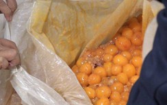 Thu giữ cả tấn trứng non, thịt vịt không đảm bảo ATTP tại kho giữa Hà Nội