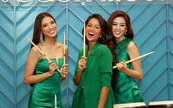 Clip: Hoa hậu H'Hen Niê, Khánh Vân "quẩy bất chấp" giữa chốn đông người