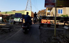 Chưa bố trí người cảnh giới đảm bảo ATGT tại lối đi tự mở nguy hiểm ở Huế