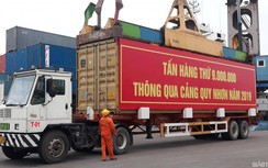 Cảng Quy Nhơn đón tấn hàng thứ 9 triệu trong năm 2019
