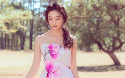 Đầu năm mới, Lương Thùy Linh dịu dàng như đóa hoa giữa đồi thông