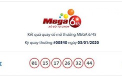 Kết quả xổ số Vietlott 3/1/2020: Chủ của Jackpot hơn 14 tỷ đồng là ai?