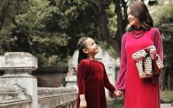 Phạm Quỳnh Anh nắm tay con gái đầu lòng đưa vào MV Tết