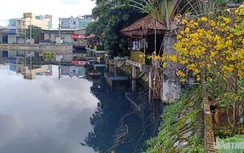 Hồ điều tiết nước thải trăm tỷ thối nồng nặc, dân lo chết ngạt ngày cận Tết