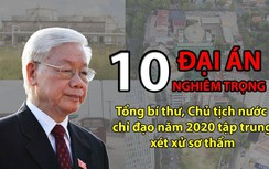 10 đại án nào được Tổng Bí thư, Chủ tịch nước chỉ đạo xét xử năm 2020?