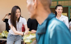 Hoa hậu Khánh Vân, Á hậu Kim Duyên tích cực làm thiện nguyện ngày giáp Tết