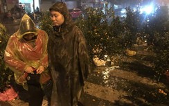 Giao thừa sắp điểm, người bán hoa Tết vẫn cố nán lại mong gỡ vốn